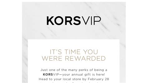 michael kors birthday reward|micheal kors annual member gift.